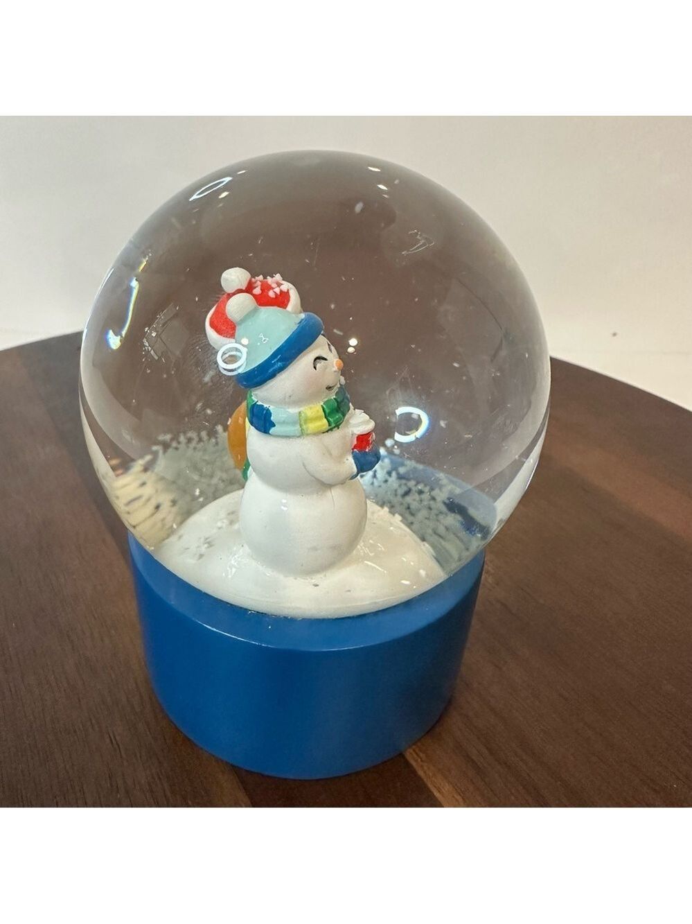 Tim Hortons 2023 Holiday Snow Globe Snowman Coffee & Timbits Character - Picture 4 of 5